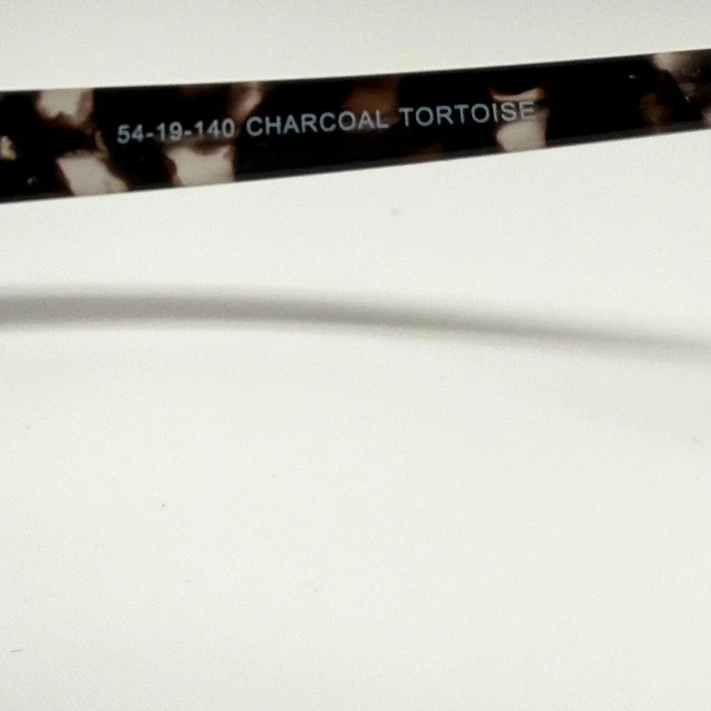 B.U.M. Equipment Voiceless Charcoal Tortoise Rectangular  Frames 54-19-140